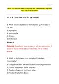 PATHO 370 &ndash; MIDTERM EXAM STUDY GUIDE West Coast University &ndash; High-Yield Topics with Practice Questions