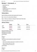ASU BCH 463 &lpar;BCH463&rpar;&colon; Biophysical Chemistry &mdash; Module 1 Homework Quiz&vert; Questions and answers - Latest 2026-2027&period;