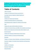 Essentials of Psychiatric Mental Health Nursing 3rd Ed Test Bank &vert; Chapters 1&ndash;28