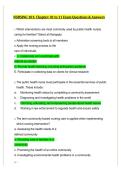 NURSING 101 Chapters 1-11 Exam Questions & Answers &vert; Comprehensive Nursing Study Guide 2026&sol;2027