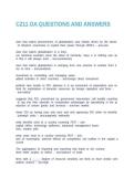 C211 OA QUESTIONS AND ANSWERS