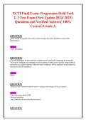 NCTI Final Exam Progression Field Tech 2-3&comma; NCTI Field Tech Exam&comma; NCTI Final Exam Questions&comma; NCTI Study Guide