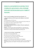 Indiana Locksmith Licensing and Certification Practice Exam