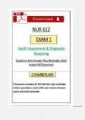 NUR 612 EXAM 1 &vert; COMPREHENSIVE NURSING EXAM REVIEW&comma; STUDY GUIDE & PRACTICE QUESTIONS