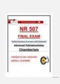 NURS 507 FINAL EXAM &vert; COMPREHENSIVE NURSING FINAL EXAM REVIEW&comma; STUDY GUIDE & PRACTICE UPDATED ACTUAL QUESTIONS&period;