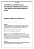 ATI RN MATERNAL NEWBORN 2026 ACTUAL &NewLine;PROCTORED OB EXAM PRACTICE EXAM QUESTIONS  &NewLine;LATEST VERSION QUESTIONS AND ANSWERS 2026 &NewLine;EDITION