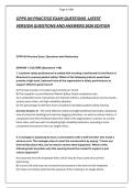 CPPS IHI PRACTICE EXAM QUESTIONS  LATEST &NewLine;VERSION QUESTIONS AND ANSWERS 2026 EDITION