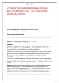 ATI PN COMPREHENSIVE PREDICTOR LEVEL 3 EXIT EXAM  &NewLine;2026- QUESTIONS LATEST 2026 &ndash; 2027  VERSION SOLVED &NewLine;QUESTIONS & ANSWERS