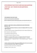 NYPD SERGEANT EXAM STUDY GUIDE EXAM 2026 QUESTIONS &NewLine;LATEST 2026 &ndash; 2027  VERSION SOLVED QUESTIONS & &NewLine;ANSWERS
