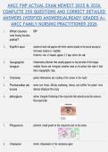 ANCC FNP EXAM PREP 2025&ndash;2026 &vert; FAMILY NURSE PRACTITIONER STUDY GUIDE&comma; 300&plus; PRACTICE QUESTIONS & COMPREHENSIVE REVIEW ALREADY GRADED A&plus;