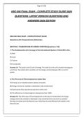 NRG 200 FINAL EXAM &ndash; COMPLETE STUDY GUIDE 2026 &NewLine;QUESTIONS  LATEST VERSION QUESTIONS AND &NewLine;ANSWERS 2026 EDITION