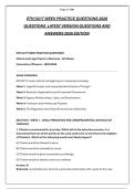 ETH&sol;321T WEEK PRACTICE QUESTIONS 2026 &NewLine;QUESTIONS  LATEST VERSION QUESTIONS AND &NewLine;ANSWERS 2026 EDITION