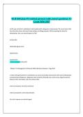 NUR 106 Quiz &num;3&vert; Modules A&C &vert; NUR 106 Final Exam Review&vert;Verified Questions with Correct Answers &lpar;  A&plus; Graded&rpar; Quiz bundles 