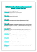 NUR 106&colon; Final Exam&vert;verified&vert;Review&vert;Questions and Answers&comma; A&plus; Grade 2026&sol;2027