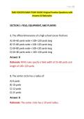 TASO SOCCER EXAM STUDY GUIDE Original Practice Questions with Answers & Rationales&period;&NewLine;