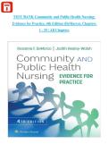 Test Bank Complete&lowbar; DeMarco & Walsh&comma; Community and Public Health Nursing&colon; Evidence for Practice 4th Edition&comma; &lpar;2026&rpar; &lpar;By Rosanna DeMarco &lpar;Author&rpar;&comma; Judith Healey-Walsh &lpar;Author&rpar;&rpar; All Chapters 1-25&vert; 5 Units&vert; Latest Version With Detailed Answers&vert; Verified&vert; 
