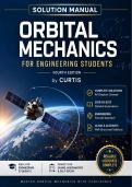Solution Manual for Orbital Mechanics for Engineering Students 4th Edition by Curtis &vert; All chapters covered&period;