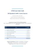 CPSM CERTIFIED PROFESSIONAL SUPPLY MANAGEMENT EXAM REVIEW BUNDLE 2026&sol;2027 &vert; Latest CPSM Practice Exams &vert; Complete Study Guide &vert; Pass Guaranteed - A&plus; Graded