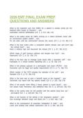 2026 EMT FINAL EXAM PREP QUESTIONS AND ANSWERS