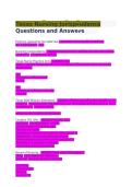 Texas Nursing Jurisprudence Exam &vert; Practice Questions & Answers &vert; Texas Nursing Law Review