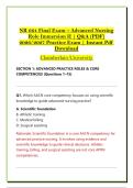 NR 664 Final Exam &ndash; Advanced Nursing &NewLine;Role Immersion II &vert; Q&A &lpar;PDF&rpar; &NewLine;2026&sol;2027 Practice Exam &vert; Instant Pdf &NewLine;Download &NewLine;Chamberlain University