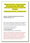 NR 665 Final Exam &ndash; Advanced Nursing &NewLine;Role Immersion III &vert; Q&A &lpar;PDF&rpar; &NewLine;2026&sol;2027 Practice Exam &vert; Instant Pdf &NewLine;Download &NewLine;Chamberlain University &vert; Guarantee Pass 