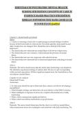 Essentials of Psychiatric Mental Health Nursing 8th Ed Test Bank &vert; Morgan & Townsend