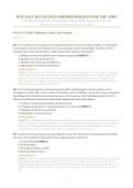 WGU D115 OA ADVANCED PATHOPHYSIOLOGY EXAM PREP 2026&sol;2027 &vert; Units 2-7 Test Bank with Real Questions & Quizzes &vert; Complete Package Deal &vert; Pass Guaranteed - A&plus; Graded