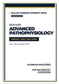 Advanced Pathophysiology Q&A Bundle 2026 &lpar;PDF&rpar; &vert; Rated A&plus; &vert; Instant Pdf Download