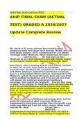 AHIP Final Examination Complete Review &vert; Study Guide