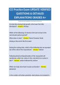 CCI Practice Exam UPDATE VERIFIED QUESTIONS & DETAILED EXPLANATIONS GRADED A&plus;