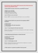 NSG 6020 Week 2 Quiz&colon; Complete HEENT Assessment with verified answers plus &NewLine;rationales instant 2026&sol;2027 edition 