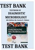 Test Bank for Textbook of Diagnostic Microbiology 6th Edition by Connie R&period; Mahon &vert; Questions and Answers 2027&NewLine;