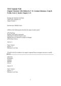 Test Bank for Organic Chemistry 12th Edition by T&period; W&period; Graham Solomons&comma; Craig B&period; Fryhle & Scott A&period; Snyder &vert; Chapters 1-25 Questions and Answers 2027&NewLine;