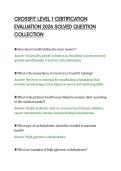 CROSSFIT LEVEL 1 CERTIFICATION&NewLine;EVALUATION 2026 SOLVED QUESTION&NewLine;COLLECTION