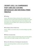 CROSSFIT LEVEL 2 54 COMPREHENSIVE&NewLine;STUDY GUIDE 2026 COACHING&NewLine;METHODOLOGY AND FUNCTIONAL FITNESS&NewLine;PRINCIPLES