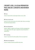CROSSFIT LEVEL 2 54 EXAM PREPARATION&NewLine;PACK 2026 KEY CONCEPTS AND REVISION&NewLine;NOTES