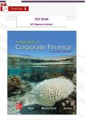 Fundamentals of Corporate Finance 13th Ed &vert; Finance Study Guide & Practice Questions