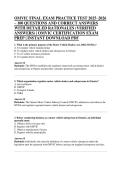 OMVIC FINAL EXAM PRACTICE TEST 2025&ndash;2026 &NewLine;&ndash; 100 QUESTIONS AND CORRECT ANSWERS &NewLine;WITH DETAILED RATIONALES &lpar;VERIFIED &NewLine;ANSWERS&rpar; &vert; OMVIC CERTIFICATION EXAM &NewLine;PREP &vert; INSTANT DOWNLOAD PDF