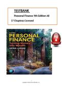 Personal Finance 9th Edition &vert; All 17 Chapters &vert; Study Guide & Practice Questions