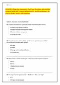 WGU D514 Objective Assessment Final Exam Questions with Verified Answers &lpar;2026-2027&rpar; Analytical Methods for Healthcare Leaders OA Practice Guide- Instant PDF Download&period;pdf&NewLine;&NewLine;