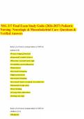 NSG 317 Final Exam Study Guide &lpar;2026-2027&rpar; Pediatric Nursing- Neurologic & Musculoskeletal Care- Questions & Verified Answers&period;pdf&NewLine;&NewLine;