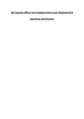 01E Security Officer Core Subjects Entry-Level &lpar;Virginia&rpar; DCJS Exam&NewLine;Questions and Answers&NewLine;
