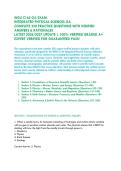 WGU C165 OA EXAM &NewLine;INTEGRATED PHYSICAL SCIENCES OA&NewLine;COMPLETE 250 PRACTICE QUESTIONS WITH VERIFIED ANSWERS & RATIONALES&NewLine;LATEST 2026&sol;2027 UPDATE &vert; 100&percnt; VERIFIED GRADED A&plus;&NewLine;EXPERT VERIFIED FOR GUARANTEED PASS&excl;&NewLine;