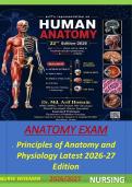 Heart Anatomy w&sol; Pictures Nurse&NewLine;Practitioners Review Exam &lpar;Latest&NewLine;2026&sol; 2027 Update&rpar; 100&percnt; Verified&NewLine;Questions & Answers &vert; Grade A&plus; 
