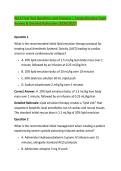 ACLS Final Test Questions and Answers &vert; Comprehensive Exam &NewLine;Review & Detailed Rationales &lpar;2026&sol;2027&rpar; 