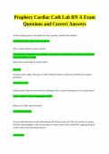 Cardiac Cath Lab RN A &ndash; New 2026 Relias Release &vert; Practice Questions&comma; Competency Review & Verified Answers PDF