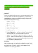 ECSA Certified Security Analyst Exam Prep &vert; Complete Practice &NewLine;Test&comma; Questions & Detailed Explanations and solutions  &NewLine;2026&sol;2027 