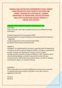 VIRGINIA SIGN CONTRACTOR COMPREHENSIVE EXAM &vert;NEWEST &NewLine;EXAM PREPARATION WITH COMPLETE QUESTIONS AND &NewLine; CORRECT ANSWERS WITH RATIONALES &vert; VIRGINIA  DEPARTMENT OF PROFESSIONAL AND OCCUPATIONAL  REGULATION &lpar;DPOR&rpar; EXAM ALREADY GRADED A&plus;&vert;  &vert;BRAND NEW VERSION&excl;&excl; 