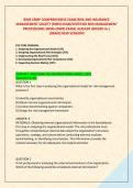 RIMS CRMP COMPREHENSIVE EXAM&vert;RISK AND INSURANCE &NewLine;MANAGEMENT SOCIETY &lpar;RIMS&rpar; EXAM&sol;CERTIFIED RISK MANAGEMENT &NewLine;PROFESSIONAL &lpar;RIMS-CRMP&rpar; EXAM&vert; ALREADY GRADED A&plus;&vert; &NewLine; &vert;BRAND NEW VERSION&excl;&excl;